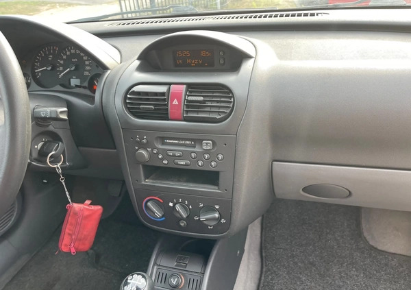 Opel Corsa cena 4900 przebieg: 109065, rok produkcji 2000 z Piwniczna-Zdrój małe 79